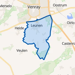 Kaart van Leunen