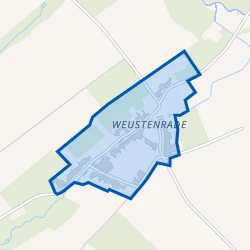 Kaart van Weustenrade