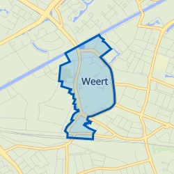 Kaart van Weert-Centrum