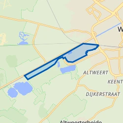 Kaartje van Industrieterrein Boshoverbeek-Lozerweg