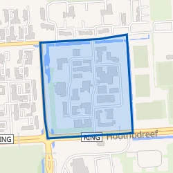 Kaartje van Bedrijventerrein Gildenhof