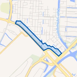 Kaartje van Bedrijventerrein Ketelmeerstraat