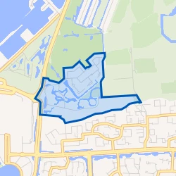 Kaart van Golfpark, Lommerrijk