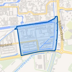 Kaart van Landstrekenwijk Oost