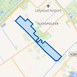 Kaartje van Pijlstaartweg, Vleetweg, Larserweg