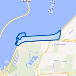 Kaartje van Strand Houtribhoek, Houtribbos