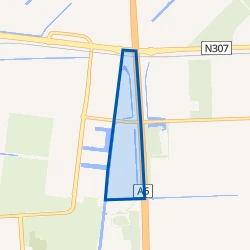 Kaartje van Industrieterrein Oostervaart Oost