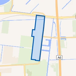 Kaartje van Industrieterrein Oostervaart West