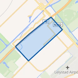 Kaartje van Bedrijvenpark Larserpoort