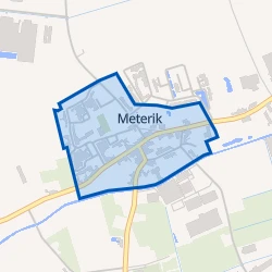 Kaart van Meterik