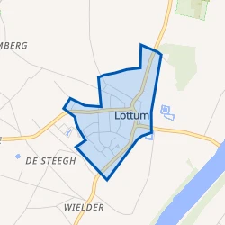 Kaart van Lottum