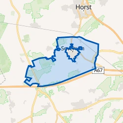 Kaart van Verspreide huizen Sevenum