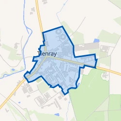 Kaart van Tienray
