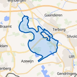 Kaart van Verspreide huizen Etten