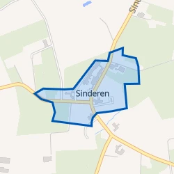 Kaart van Sinderen