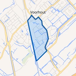Kaart van Bloemenbuurt