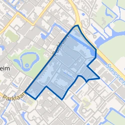 Kaart van Bomenbuurt