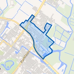 Kaart van Ter Leede