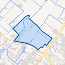 Kaartje van Sassenheim buitengebied Noord