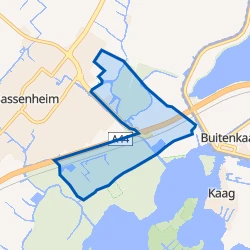 Kaartje van Sassenheim buitengebied Oost