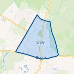 Kaart van Doorn-Centrum