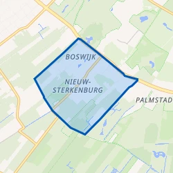 Kaart van Doorn - Boswijk