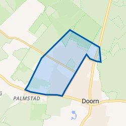 Kaart van Doorn-Noordwest