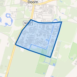 Kaart van Doorn-Zuidoost
