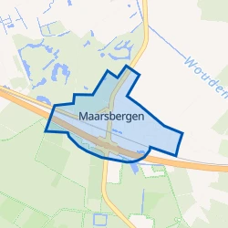 Kaart van Maarsbergen-Dorp