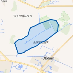Kaart van Berkmeerdijk