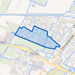 Kaart van Reigerlaan Obdam en omgeving