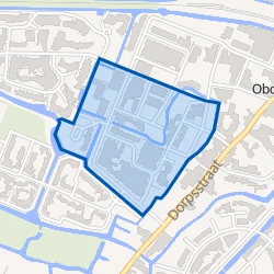 Kaart van Dokter Lohmanstraat en omgeving