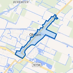 Kaart van Dorpsstraat en omgeving