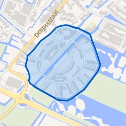 Kaart van Laan van Meerweijde en omgeving