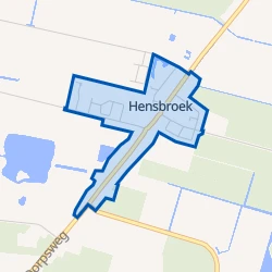 Kaart van Dorpsweg en omgeving
