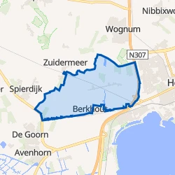 Kaart van Bobeldijk en omgeving