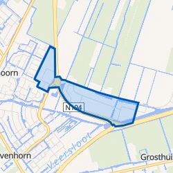 Kaartje van Bedrijventerrein Vredemaker