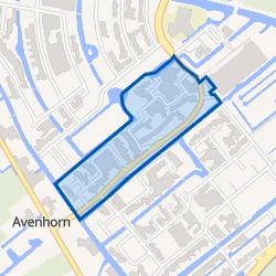 Kaart van Wieken en omgeving