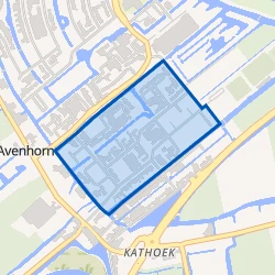 Kaart van Het Veer en omgeving