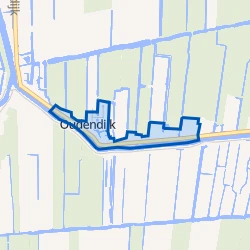 Kaart van Lange weide en omgeving