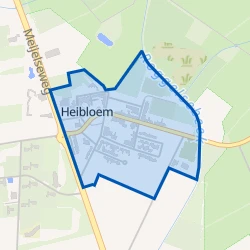 Kaart van Kern Heibloem