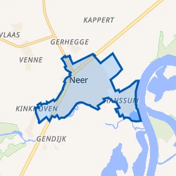 Kaart van Kern Neer
