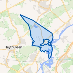 Kaart van Verspreide huizen Neer