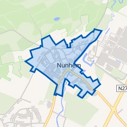 Kaart van Kern Nunhem
