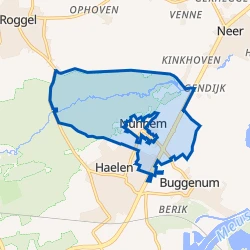 Kaart van Verspreide huizen Nunhem