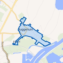 Kaart van Kern Buggenum