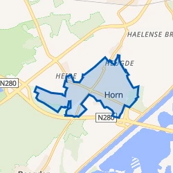 Kaart van Kern Horn