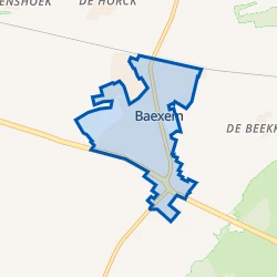 Kaart van Kern Baexem