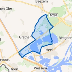 Kaart van Verspreide huizen Heel