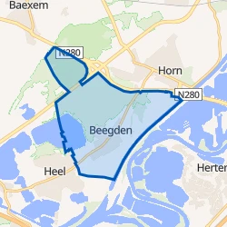 Kaart van Beegden